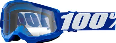 Bargain 100% Strata 2 Youth Blue Clear Goggles