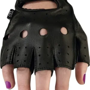 Z1R 243 Black Womens Half Gloves Trending