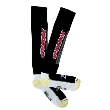 While Supplies Last Pro Grip Race Coolmax Heavy Black Grey Socks