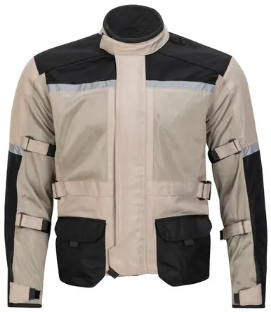 Top Rated NORU Ganjo Adventure Mesh Sand Black Jacket