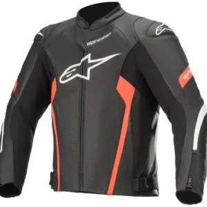 Alpinestars Faster Airflow V2 Black White Red Flouro Light Jacket Fast Shipping