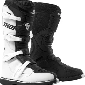 Thor Blitz XP White Black Boots - MX Sole One Day Deal