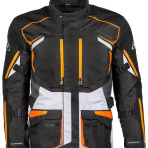 Tour Master Highlander Water Proof Black Orange Jacket Last Chance