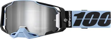 100% Armega Petros Silver Mirror Goggles Hassle-Free Returns