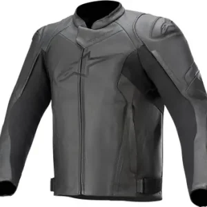 Alpinestars Faster V2 Leather Jacket Black Today Only