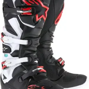 Alpinestars Tech 7 Boots Black Turquoise White Red Special Offer