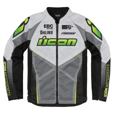 Affordable Icon Hooligan Gray Hi-Vis Ultrabolt Jacket