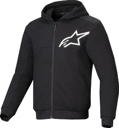 Alpinestars Chrome V2 Sport Black White Hoodie Certified