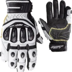 Top Rated RST Tractech Evo 4 Short CE White Black Glove