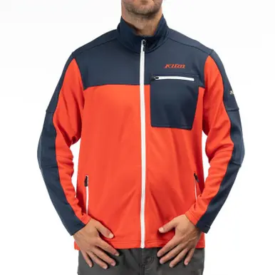 Limited Time Klim Glacier Fiery Red Dress Blues Jacket