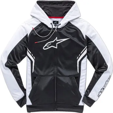 Wholesale Alpinestars Strike Zip Black White Hoodie