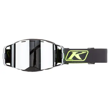 Klim Edge Focus Asphalt Hi-Vis Dark Smoke Silver Mirror Goggle Super Sale
