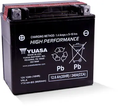 Money Back Guarantee Yuasa YTX14H-BS Battery