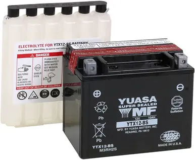 Yuasa YTX12-BS Battery Professional Grade