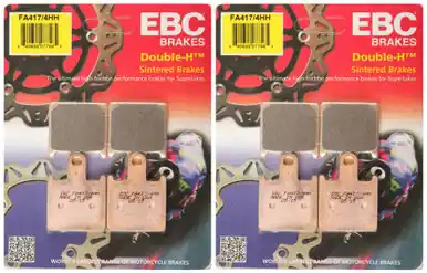 Special Discount EBC Double-H Sintered Metal Brake Pads FA417 4HH (2 Packs - Enough for 2 Rotors)