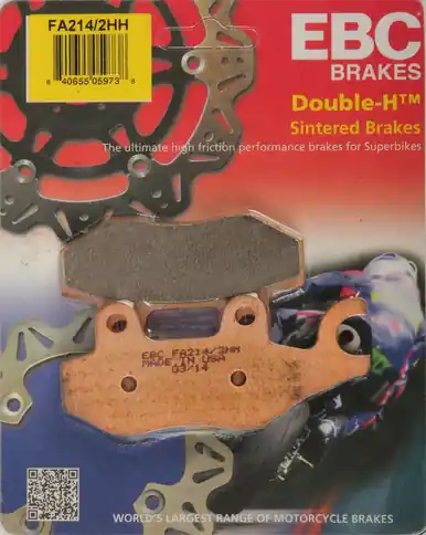 EBC Double-H Sintered Metal Brake Pads FA214 2HH Warranty Included