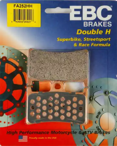 EBC Double-H Sintered Metal Brake Pads FA252HH Brand New