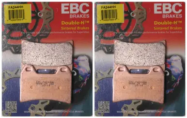 EBC Double-H Sintered Metal Brake Pads FA244HH (2 Packs - Enough for 2 Rotors) Popular