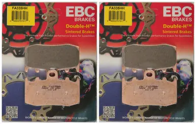 EBC Double-H Sintered Metal Brake Pads FA335HH (2 Packs - Enough for 2 Rotors) Best Seller
