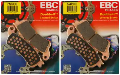 New Arrival EBC Double-H Sintered Metal Brake Pads FA261HH (2 Packs - Enough for 2 Rotors)