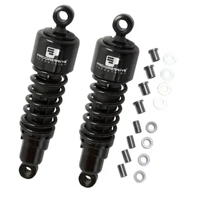 Progressive Suspension 412 Harley Shocks 12.0" Black - 412-4068B Hot Deal
