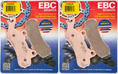 EBC Brake Pads FA682R (2 Packs - Enough for 2 Rotors) Original