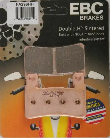 EBC Double-H Sintered Metal Brake Pads FA296HH Markdown