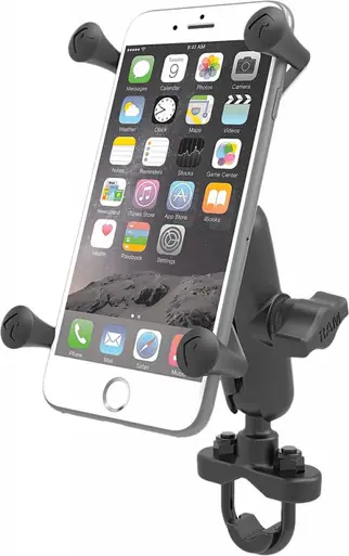 Ram Handlebar Rail Mount W/U-Bolt Base & X-Grip Large Cradle - RAM-B-149Z-UN10U Special Discount