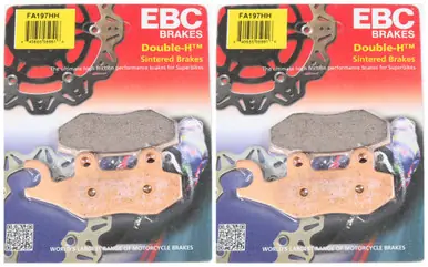 EBC Double-H Sintered Metal Brake Pads FA197HH (2 Packs - Enough for 2 Rotors) Must Have