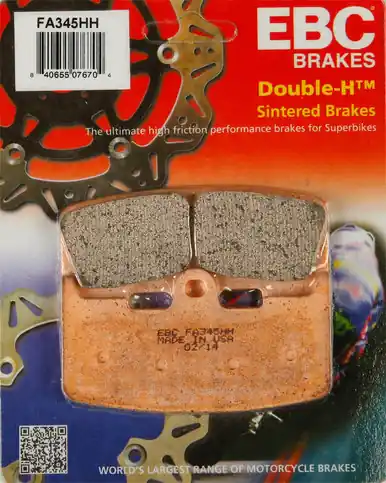 No Minimum Order EBC Double-H Sintered Metal Brake Pads FA345HH