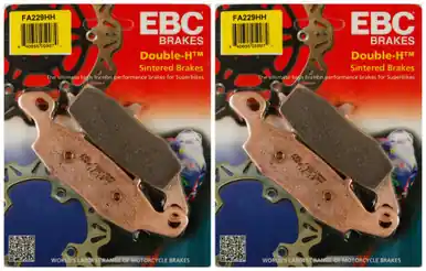 Worldwide Shipping EBC Double-H Sintered Metal Brake Pads FA229HH (2 Packs - Enough for 2 Rotors)