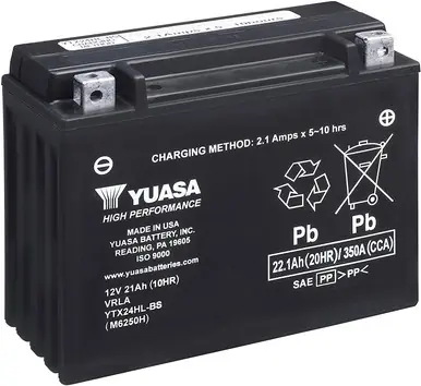Yuasa YTX24HL Battery Place Order
