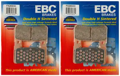 Instant Buy EBC Double-H Sintered Metal Brake Pads FA265HH (2 Packs - Enough for 2 Rotors)