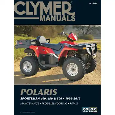 Worldwide Shipping Clymer M365-5 Service Shop Repair Manual Polaris Sportsman 400 / 450 / 500 96-13