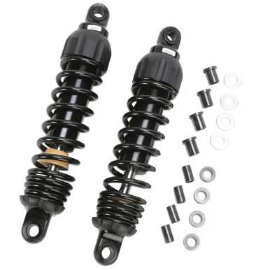 Markdown Progressive Suspension 444 Harley Shocks 13.0" Black - 444-4039B