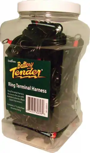 Battery Tender Quick Disconnect Leads W/Ring Connector 25/Pk D - 081-0069-6-J25 Must Have