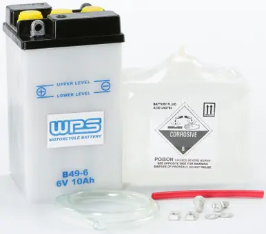 Wps Battery W/Acid B49-6 - B49-6 Popular