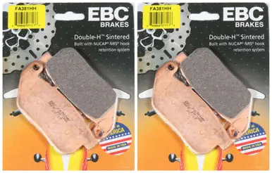 EBC Double-H Sintered Metal Brake Pads FA381HH (2 Packs - Enough for 2 Rotors) Trusted Brand