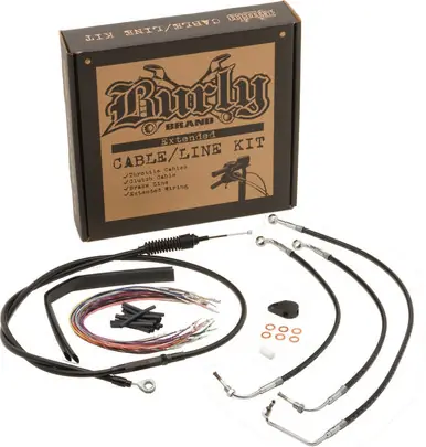 Fan Favorite Burly Control Kit Bagger Ape 15" Black W/ Cruise - B30-1295