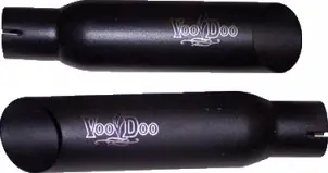Voodoo Slip-On Suzuki Blk Dual Hayabusa - VEBUSAK8B Final Sale