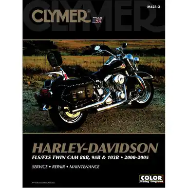 Order Now Clymer M423-2 Service Shop Repair Manual Harley FLS / FXS 88 / 103B 00-05