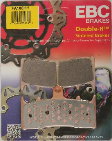 EBC Double-H Sintered Metal Brake Pads FA188HH Shop Now