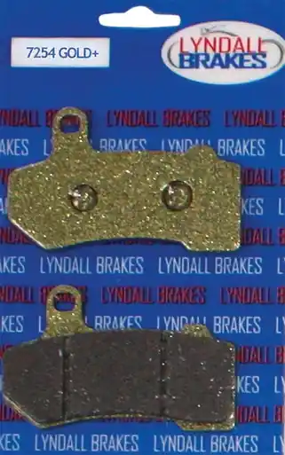 Get Yours Lyndall Brakes Gold Plus Brake Pads - 7254 GOLD+