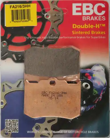 EBC Double-H Sintered Metal Brake Pads FA216 3HH Trending