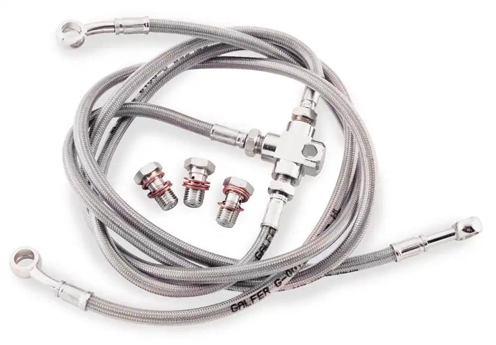 Galfer Brakes FK003D418-3-OLD 3-Line Brake Line Kit Trending