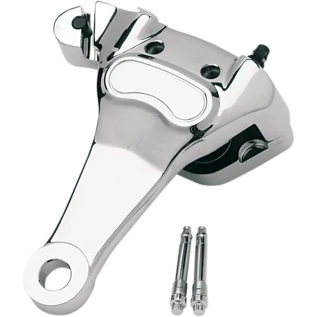 Express Delivery Drag Specialties 7805-3044 Rear Brake Caliper Kit - Chrome