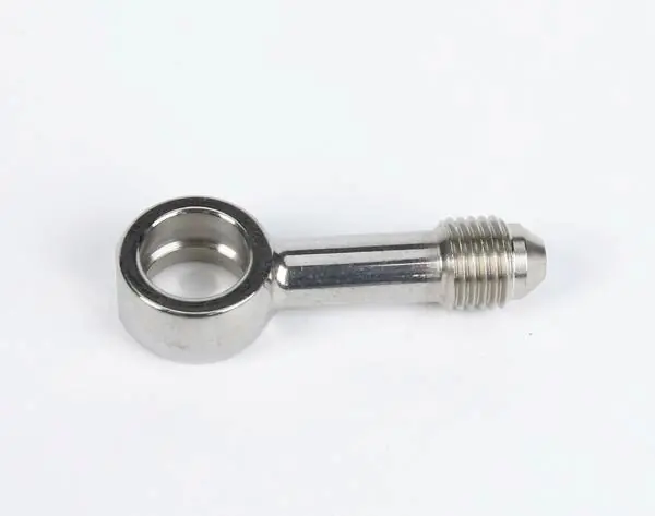 Special Discount Goodridge P592-03-04BK Straight Banjo Adapter - 7/16in/12mm - Ebony