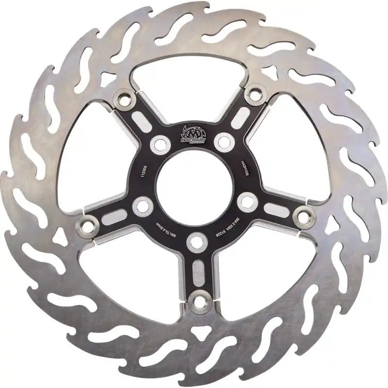 One Day Deal Moto-Master 112310-PU Flame Floating Front Brake Rotor - 11.5in. - 2.2