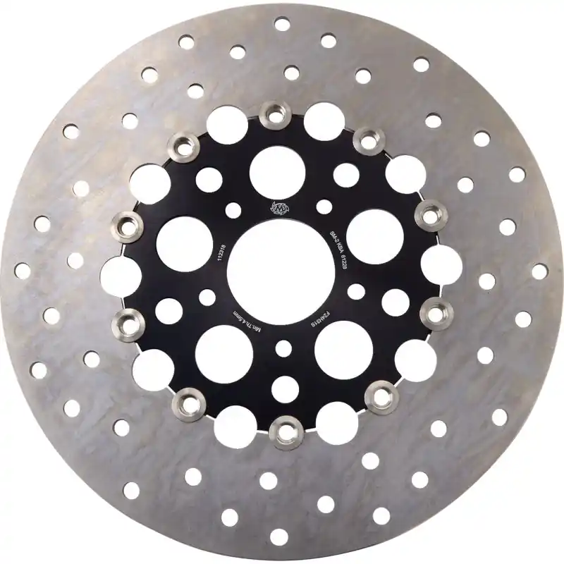 Factory Price Moto-Master 112318-PU Kingman Floating Front Rotor with Aluminum Inner