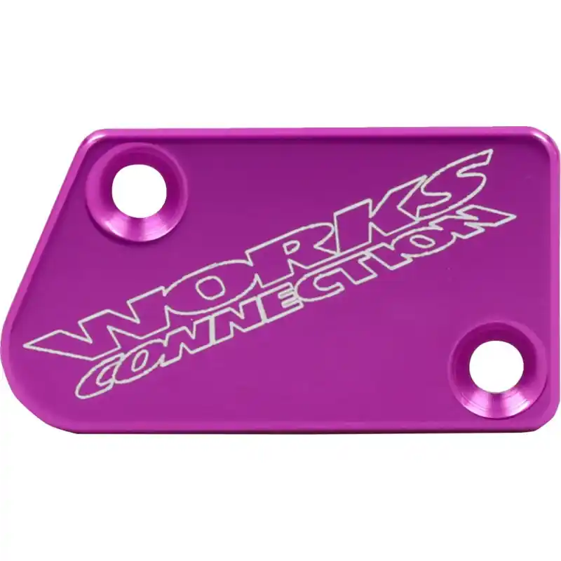 Bulk Order Works Connection 21-P032 Anodized Billet Aluminum Front Brake Reservoi
